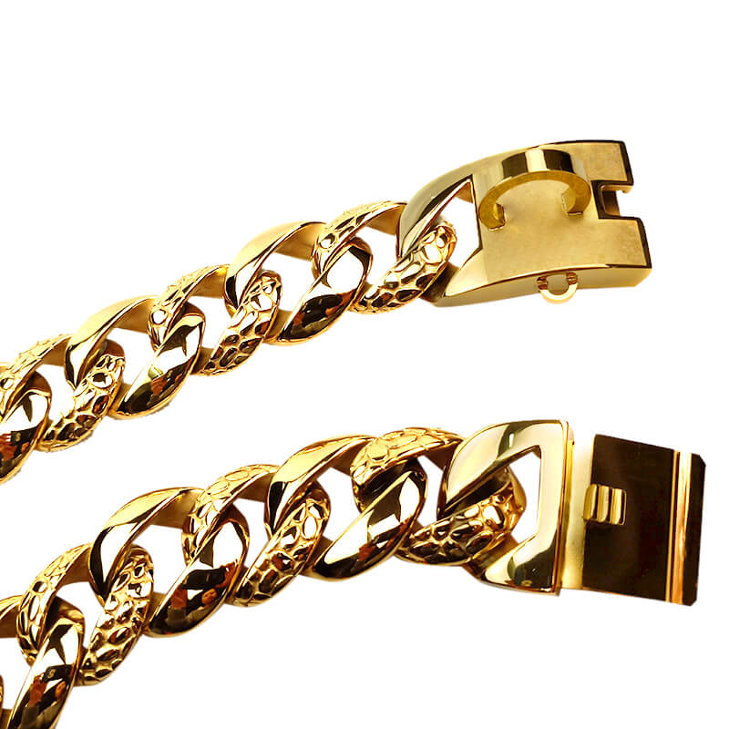 Gold Drip Dog Collar – C4