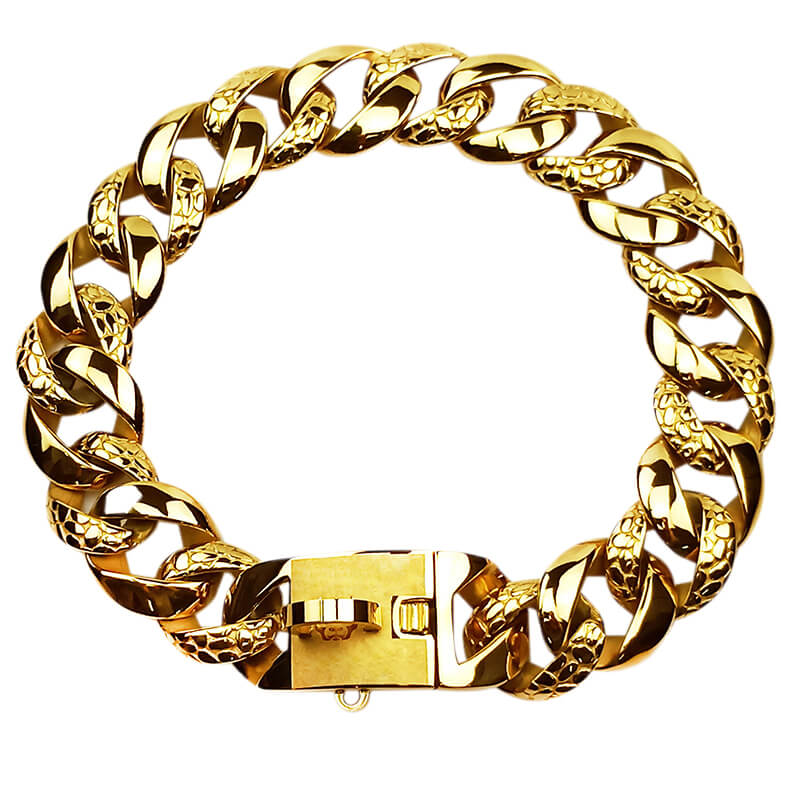 Gold Drip Dog Collar – C4